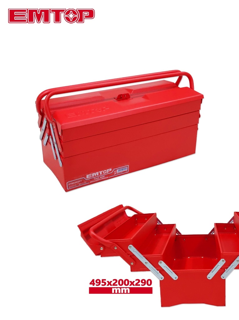 CAISSE OUTILS 3 ETAGES EMTOP