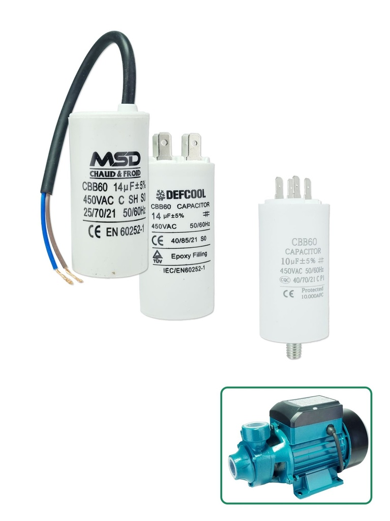 CONDONSATEUR + CABLE