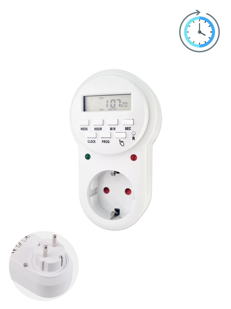 HORLOGE PRISE ETG-63A ROND