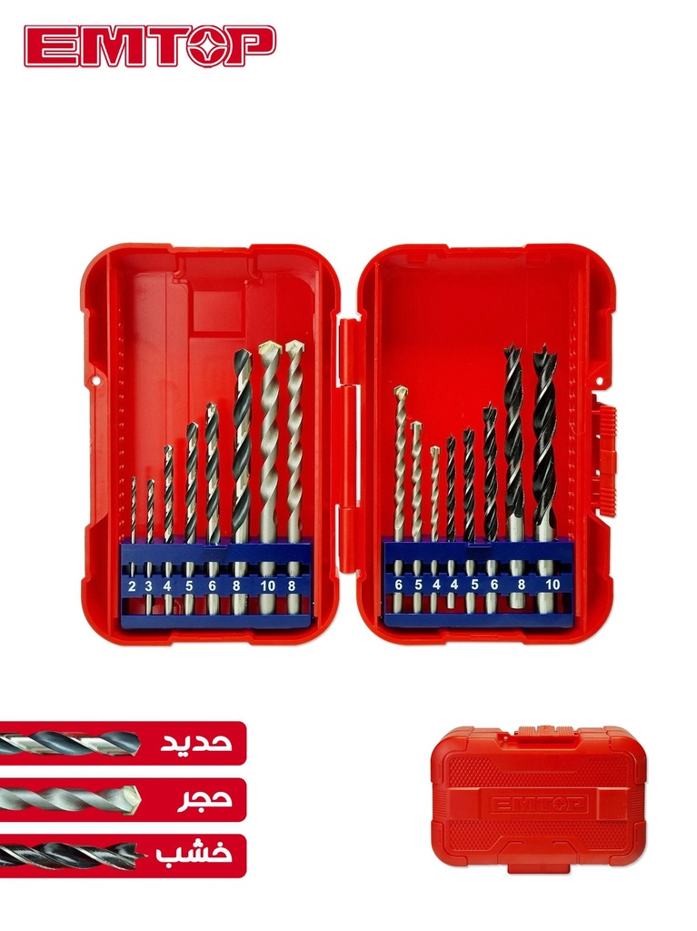 JEUX MECHE MET/BOIS (16PS) EMTOP