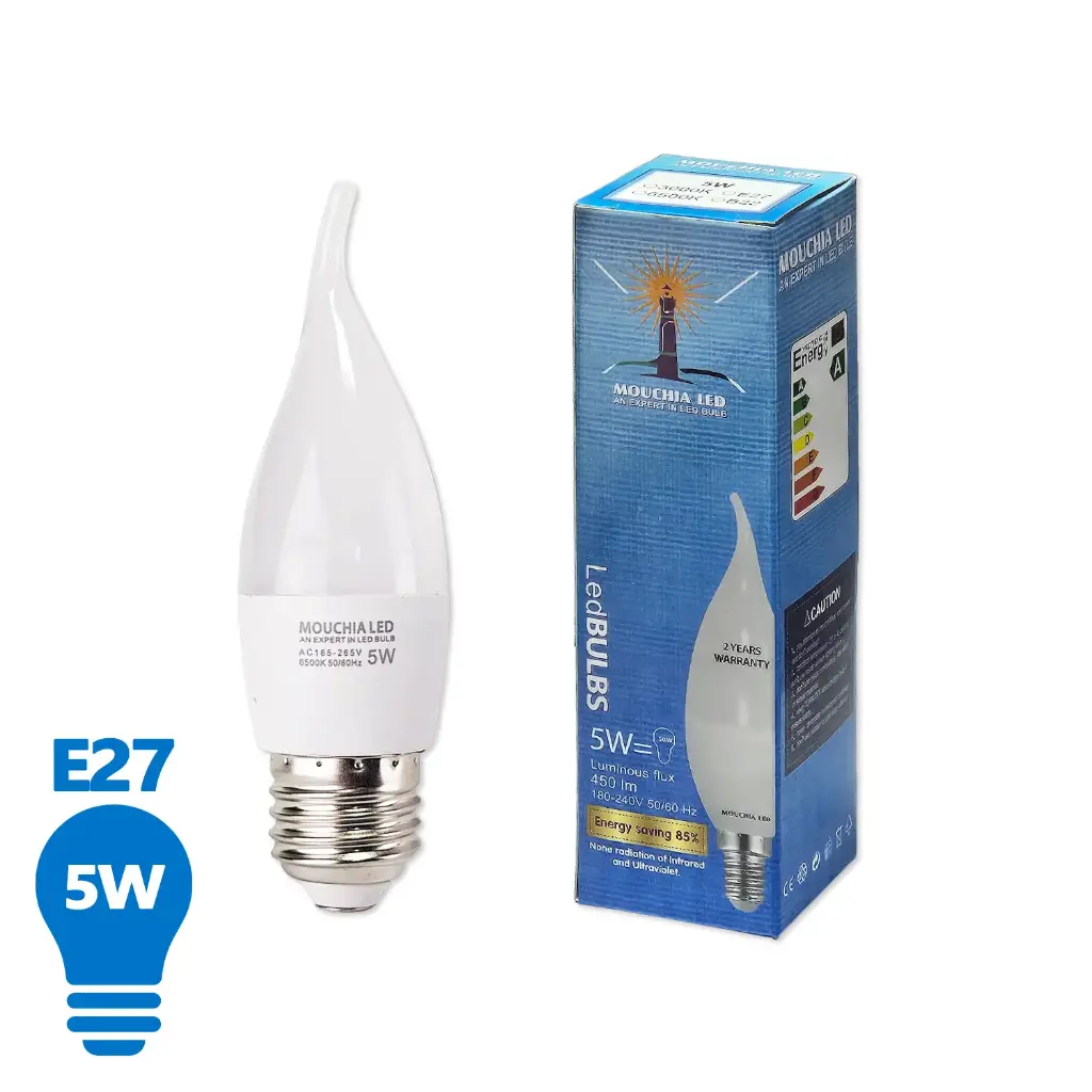 LAMPE E27 FLAME 5W