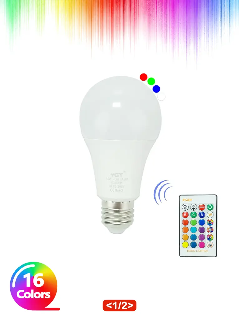 LAMPE RGB + TELEC