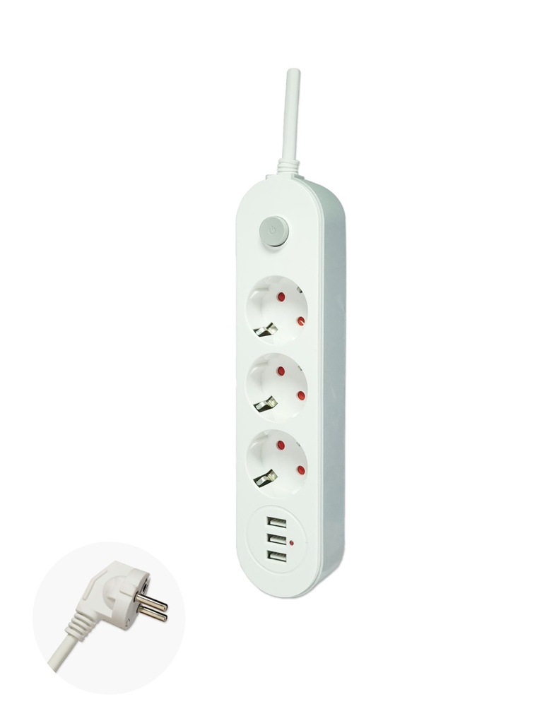 PRISE TABLE USB 3T 2M