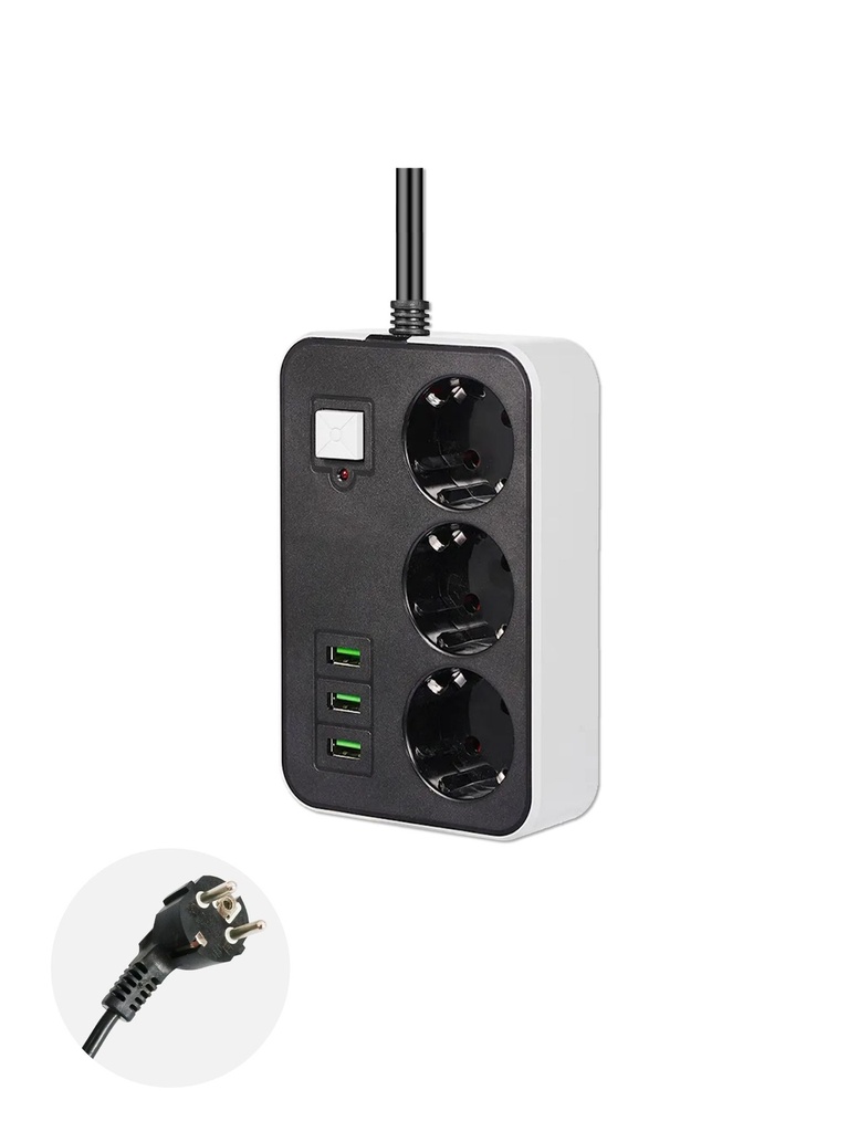 PRISE TABLE USB SMART 2M