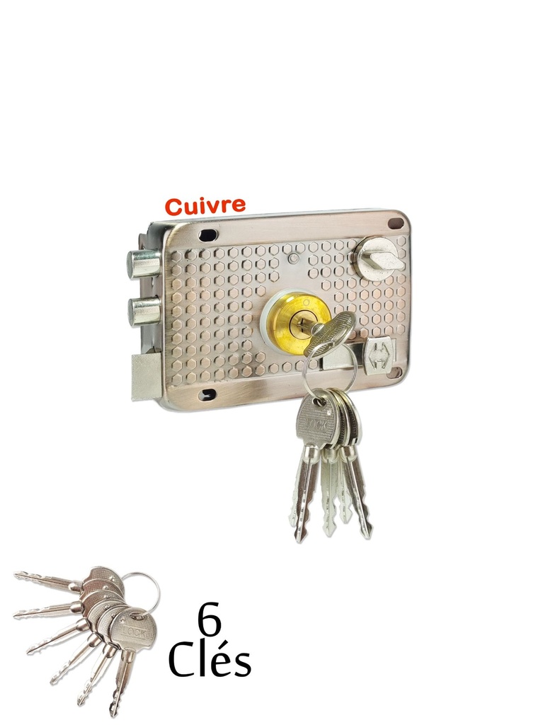 SERRURE APP LT200 CUIVRE