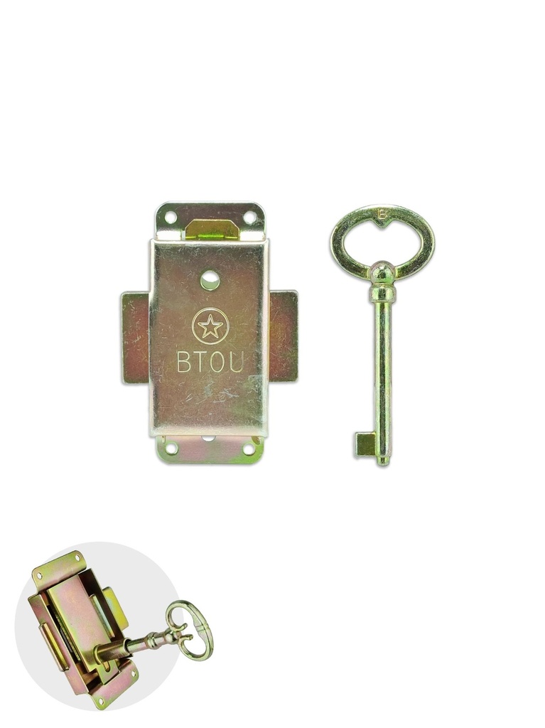 SERRURE TIROIRE CLE LONG