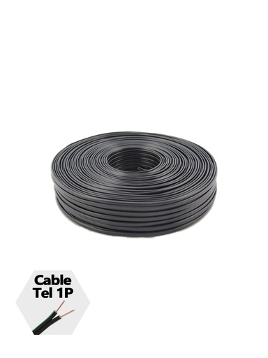 CABLE TEL 1P (M) NOIR